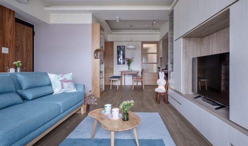 藍(lán)色自然簡(jiǎn)約風(fēng)